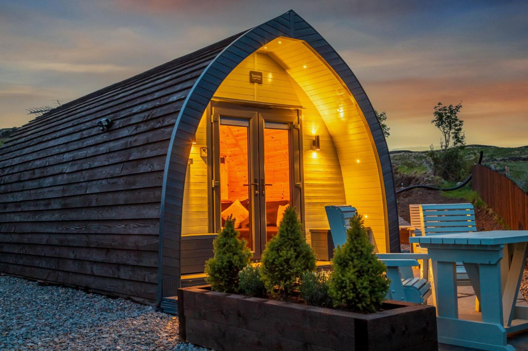 Loch Ewe Luxury Pods